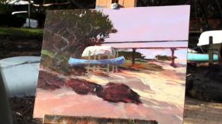 Time lapse acrylic painting by Roger Bansemer [upl. by Bbor132]