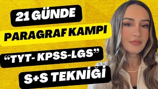 21 GÜNDE PARAGRAF KAMPI  TAKTİKLERLE  TYTKPSSLGS 2024  3GÜN [upl. by Airegin253]