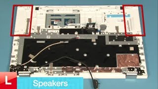 Lenovo Yoga 510  Flex 4 Speakers REPLACEMENT [upl. by Erbe]