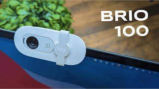 Logitech Brio 100 Webcam Review [upl. by Eeryt978]