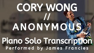 Cory Wong  Anonymous Piano Solo Transcription [upl. by Aivyls]