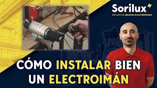 Cómo INSTALAR un ELECTROIMÁN para GRUPO ELECTRÓGENO correctamente  Sorilux [upl. by Ybrad]