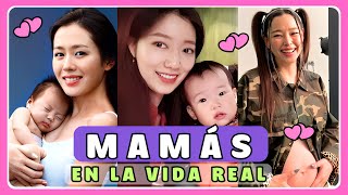 💕25 ACTRICES COREANAS que son MAMÁS en la VIDA REAL🤱🏻¿Con quién se casaron embarazo a los 40 años😲 [upl. by Barclay]