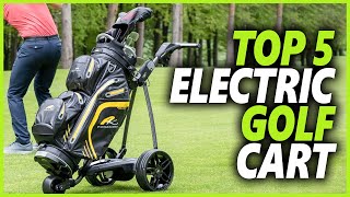 Best Electric Golf Cart In 2023  Top 5 Electric Golf Carts That Are Comfortable To Carryout [upl. by Ynaitirb]