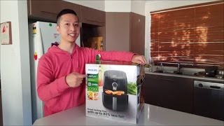 Phillips TurboStar Airfryer Review  Homemade Pork Katsu  Fish and Chips [upl. by Bubalo]