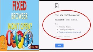 This Site Cant Be Reached  ERRCONNECTIONREFUSED in Google chrome Fixed it 2018 [upl. by Nnaycnan]