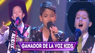 Ganador de la Voz Kids Colombia Josue Maria Liz y Brayan cual es tu Favorito Gran Final [upl. by Aidnyc]