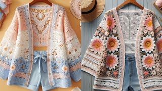 latest crochet sweater design stylish crochet sweater jacket amp vest  styles for eachlatest [upl. by Kristine]