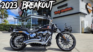 HarleyDavidson 2023 Breakout Review  Ride along and personal opinion [upl. by Egdirdle]