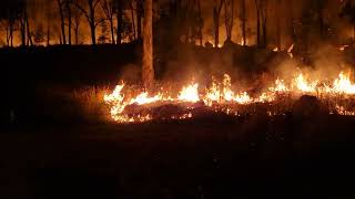 Bushfire backburning to save house [upl. by Licastro791]