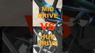 Mid Drive vs Hub Motor Ebike ebike middrive cycling grabfooddelivery shorts middrive [upl. by Huesman]