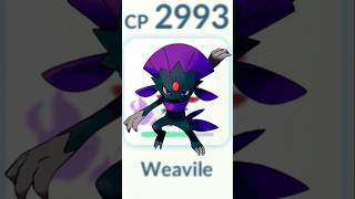 Weavile Defeats Grunt In pokemongo [upl. by Ahsienet]