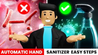 Automatic hand sanitizer dispenser using arduino automatichandsanitizer [upl. by Eidnak]