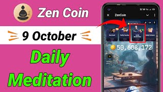 Zen coin daily meditation today  daily meditation zen coin today  zen coin [upl. by Murdocca]