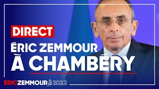 Éric Zemmour à Chambéry  Meeting sur la paix [upl. by Vallery]