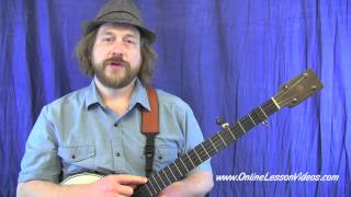 NEW RIVER TRAIN  Clawhammer Banjo Lessons by Ryan Spearman [upl. by Ribble176]