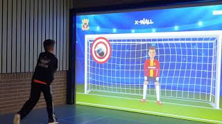 Soccer Skill Game  XWall Game [upl. by Nolek861]