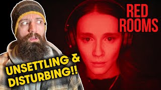 Red Rooms 2024  Movie Review  DISTURBING Psychological Thriller [upl. by Attikram]