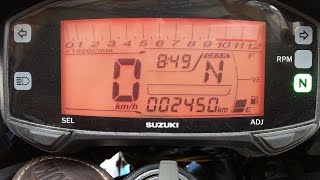 Suzuki Gixxer  Gixxer SF speedometer setup  Read the comments section for more info [upl. by Macgregor]