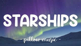 Starships  Nicki Minaj Lyrics 🎵 [upl. by Aridnere582]