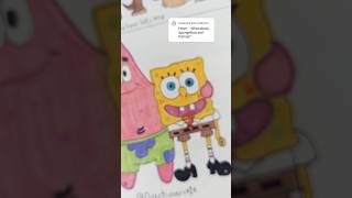 SpongeBob and Patrick theme shortsdrawing art drawing [upl. by Lekkim444]