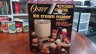 1985 Oster ice cream maker attachment FOR SALE [upl. by Enaillil922]