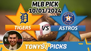 Detroit Tigers vs Houston Astros Pick 10124 MLB Predictions [upl. by Aryahay38]