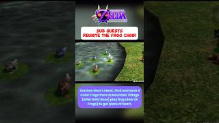 Legend of Zelda Majoras Mask 3D  SubQuests ReunitetheFrogChoir [upl. by Leummas289]