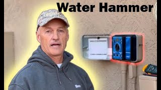 How to Fix Water Hammer Caused by Irrigation Controller [upl. by Eneleoj345]