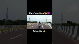 Riders attitude😈😎bikerespect bikelover riders motovlog sad bikerider automobile up32onride [upl. by Barri]