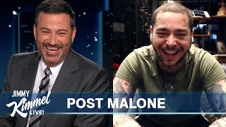 Post Malone on the Beauty of Costco Getting a Tattoo at the Dentist amp His 1 Fan  Jimmy’s Dad [upl. by Shafer]