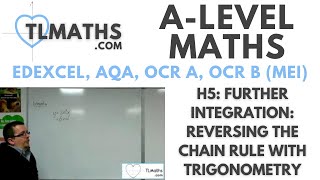 ALevel Maths H505 Further Integration Reversing the Chain Rule with Trigonometry [upl. by Urion8]