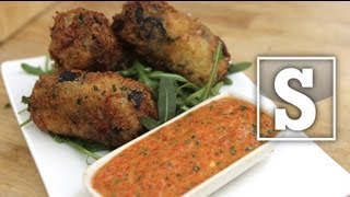 PORTUGUESE CHOURIÇO CROQUETTES RECIPE  SORTED [upl. by Artenehs]