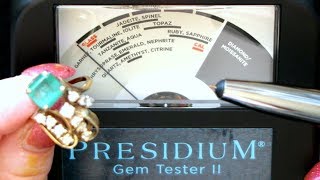 Presidium Gem Tester II PGT II  Testing Emerald Diamond Sapphire Ruby Nephrite [upl. by Artima]