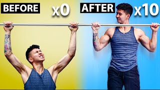 Go From 0 to 10 PullUps In A Row FAST [upl. by Aneertak870]