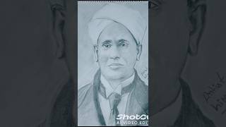 C V Raman Drawing art drawing artandcraft share shorts shortsfeed viralvideo [upl. by Innavoeg178]