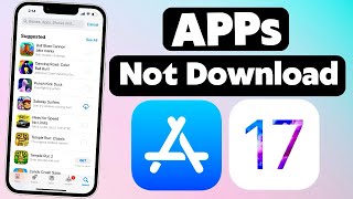 Cant download apps from App Store  How to Fix AppStore not downloading apps in iPhone amp iPad [upl. by Aikemaj]