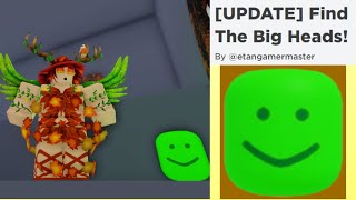 Tutorial How To Get Glowing Bighead in Find The Big Heads by etangamermaster [upl. by Nil]