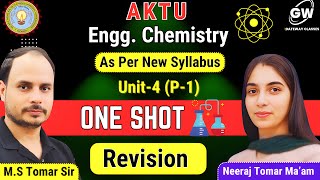 UNIT4 ONE SHOT Revision PART1 I EnggChemistry I by Neeraj Tomer Maam [upl. by Glynda]