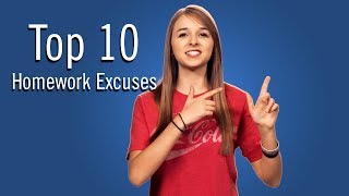 Jennxpenns Top 10 Homework Excuses [upl. by Dafodil]