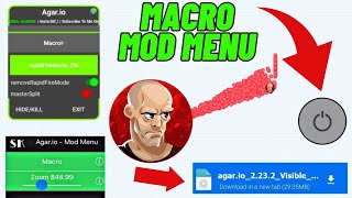 Agario Macro New Full Control Mod Menu with Xelahot Zoom  LagFree iOSAndroid [upl. by Fretwell410]