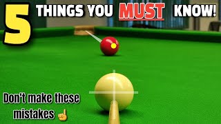 Why You Dont Improve At Snooker  Common Mistakes [upl. by Namzed]