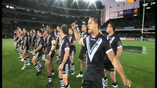 Rugby League 4 Nations 2010 NZ v Aus Haka [upl. by Marcell267]