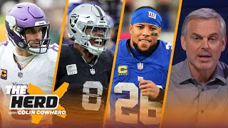 Josh Jacobs to Packers Kirk Cousins 4year180M deal w Falcons Saquon to Eagles NFL  THE HERD [upl. by Biebel]