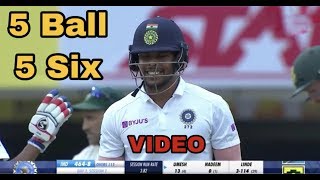 Umesh Yadav 31  10   5 ball 5 six  india vs south africa 3rd test day 2 highlights 2019 [upl. by Eidda]