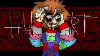 HURT N PAIN Chucky the killer doll hard goreviolence  animation memeFlipaClip 16 FPS [upl. by Earahc]