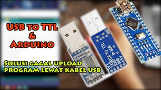 Cara Program Arduino Pakai USB to TTL [upl. by Shakespeare801]