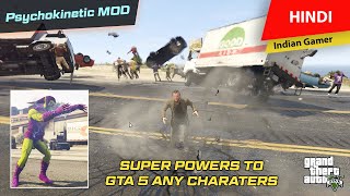 GTA 5 Offline  Psychokinetic MOD  Apply Super Powers To Michael Franklin amp Trevor  For Any Ped [upl. by Hayotal99]