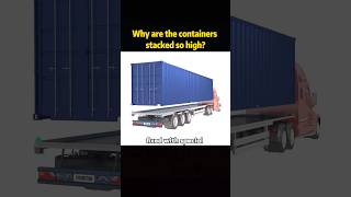 Why are the containers stacked so highcontainer high freighter design youtube foryou fyp [upl. by Durrace]