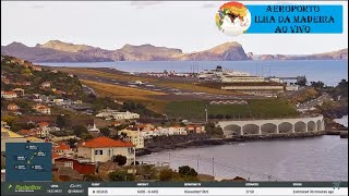 CÂMERA AO VIVO  AEROPORTO ILHA DA MADEIRA [upl. by Enilorak]